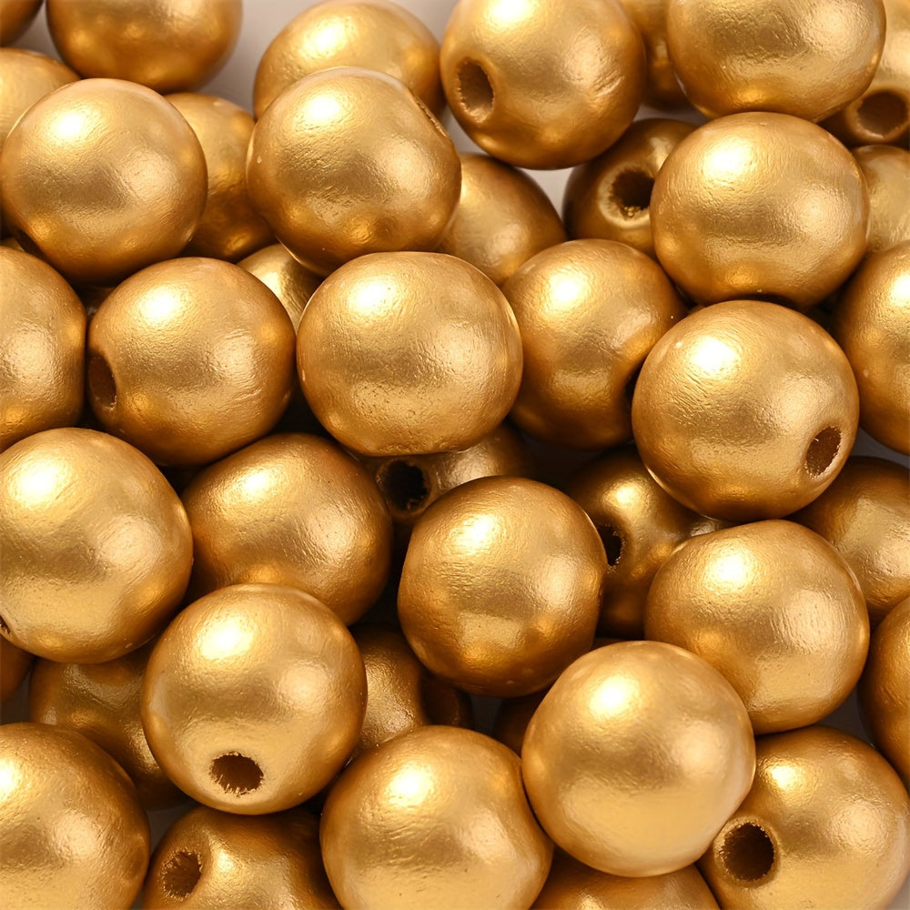 Marine-Themed Wooden Beads
