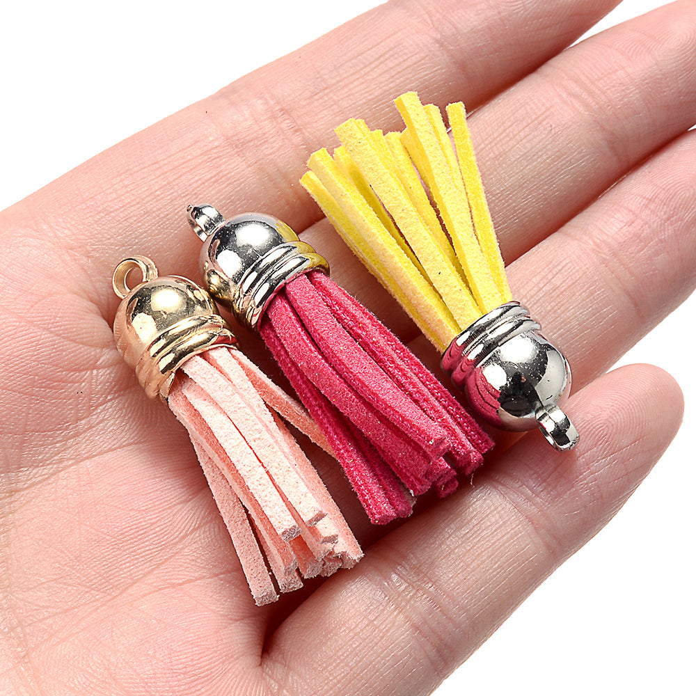 3.6 cm Mini Multicolor Cotton Fringe