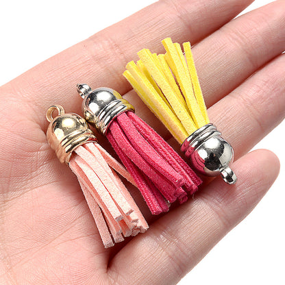 3.6 cm Mini Multicolor Cotton Fringe