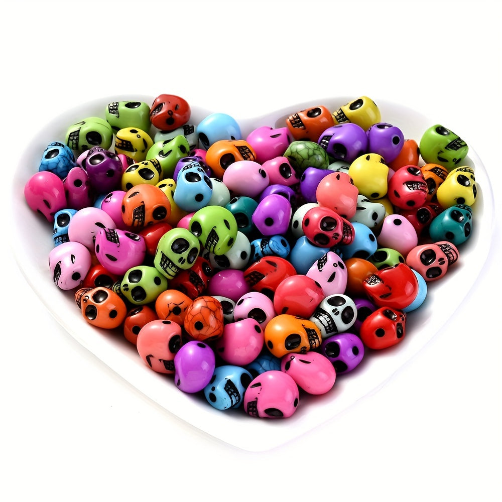 Skull Acrylic Beads