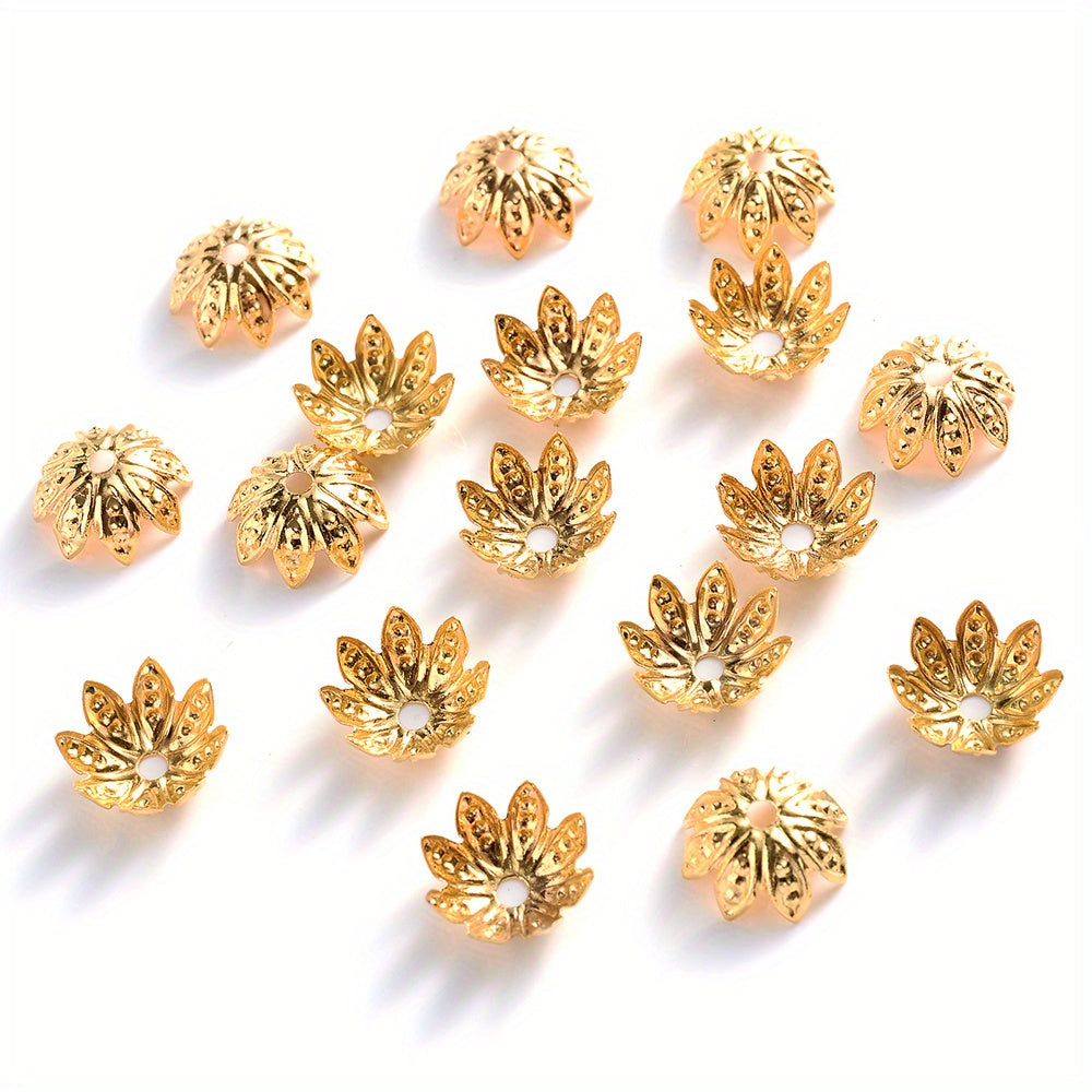Lotus Metal Bead Caps