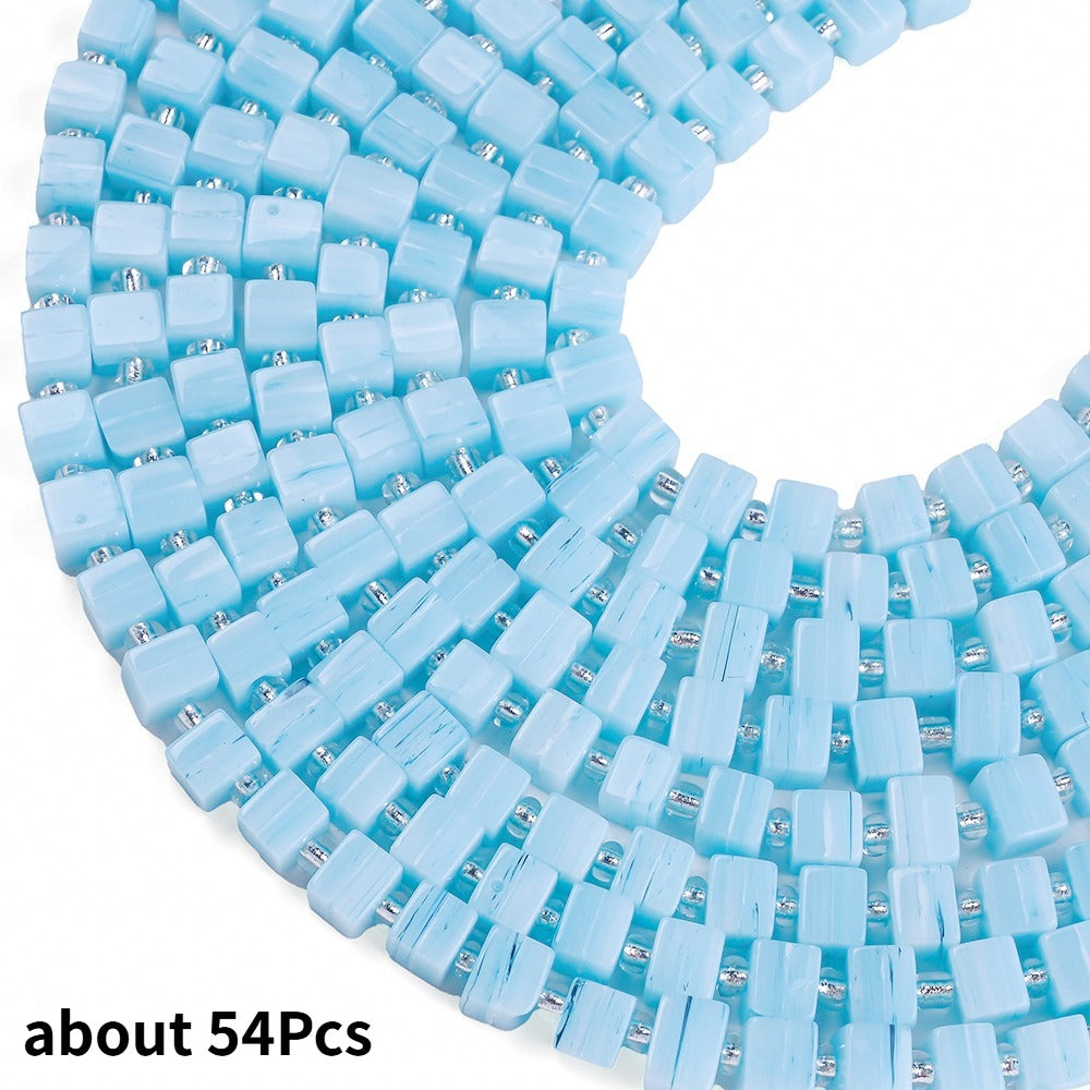 Square Natural Stone Beads