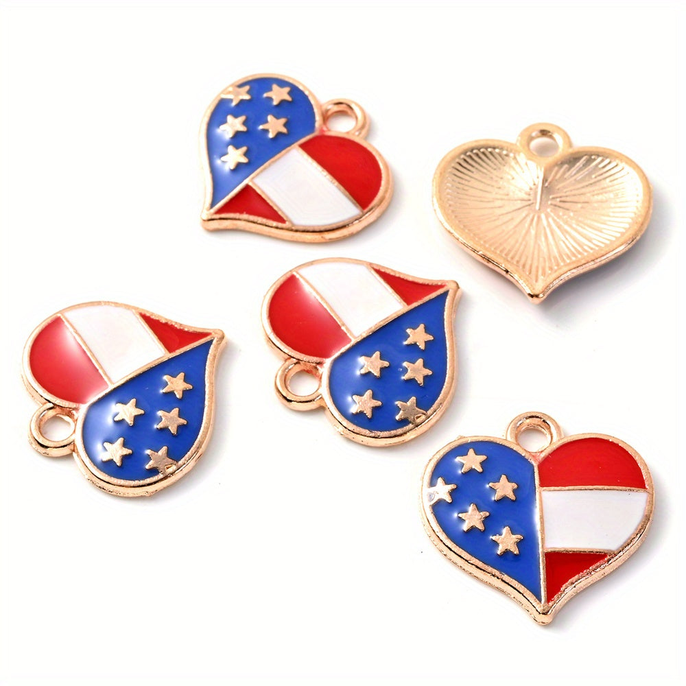 Independence Day Alloy Pendant Charms