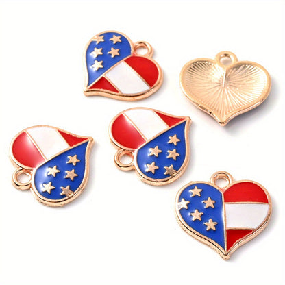 Independence Day Alloy Pendant Charms