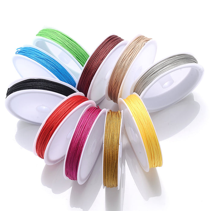 0.8 mm Random Color Nylon Jewelry Cord