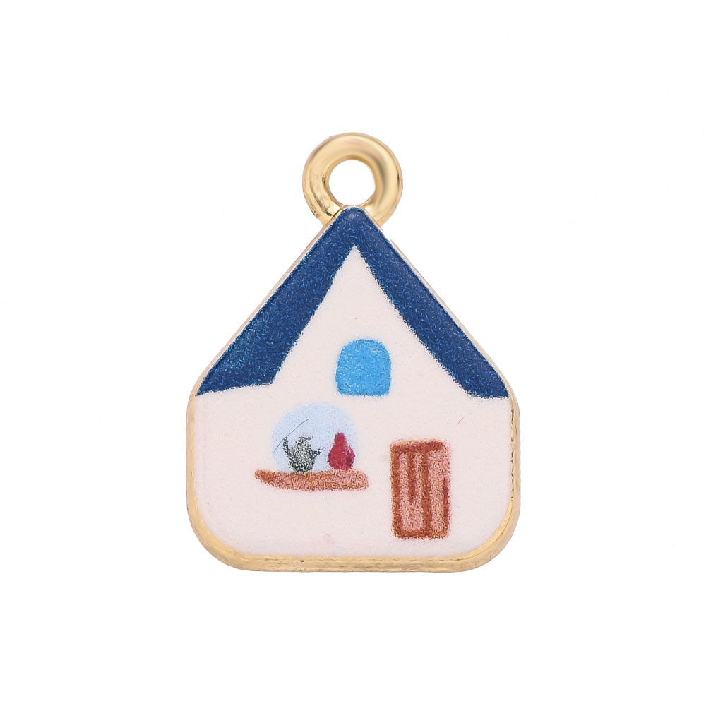 1-Piece Vintage Gold Animal & Nature Charm Pendant