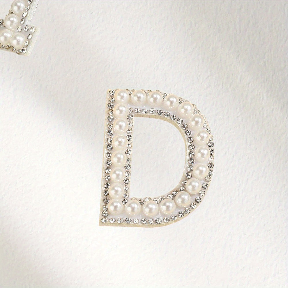 Alphabet Flatback Decorative Bead
