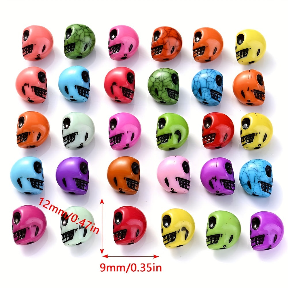 Skull Acrylic Beads