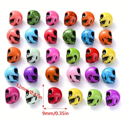 Skull Acrylic Beads