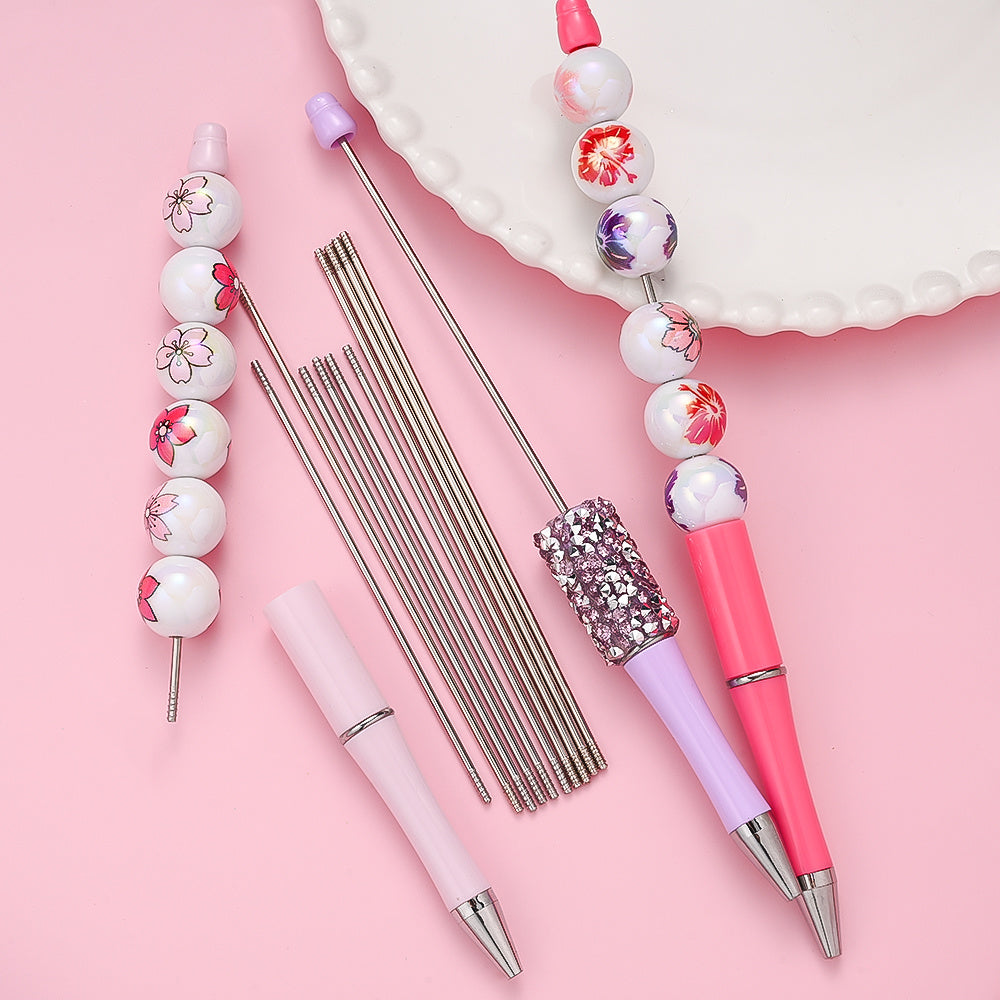 10-Piece DIY Bead Pen Threading Rod Set