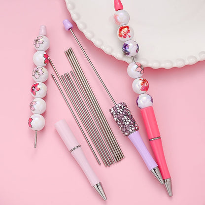 10-Piece DIY Bead Pen Threading Rod Set