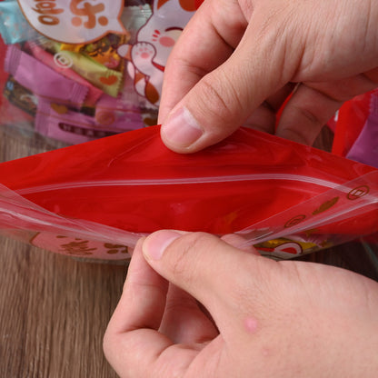10-Piece Happy Lucky Cat Plastic Gift Bags