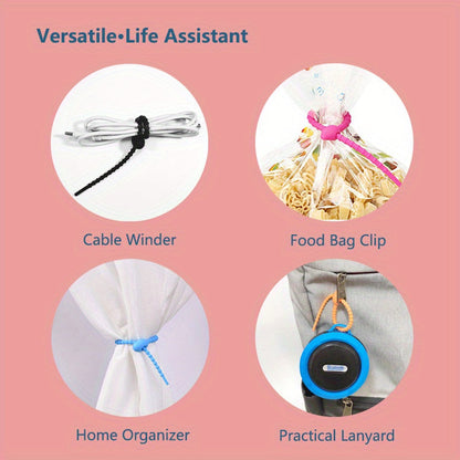 18 cm Silicone Reusable Cable Ties