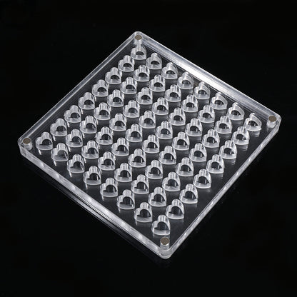 Transparent Multi-Compartment Plastic Display Box