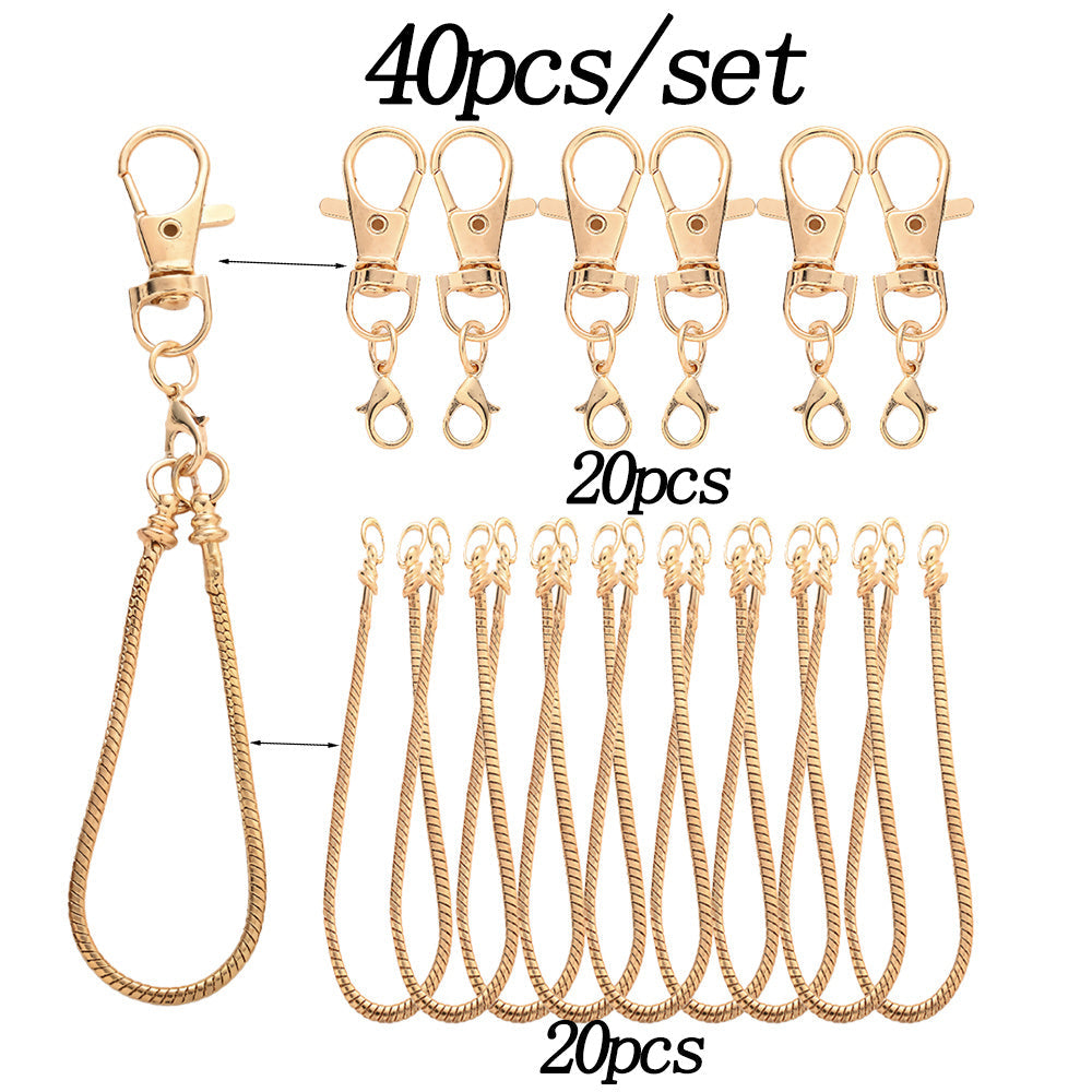 Beadable Keychain Set