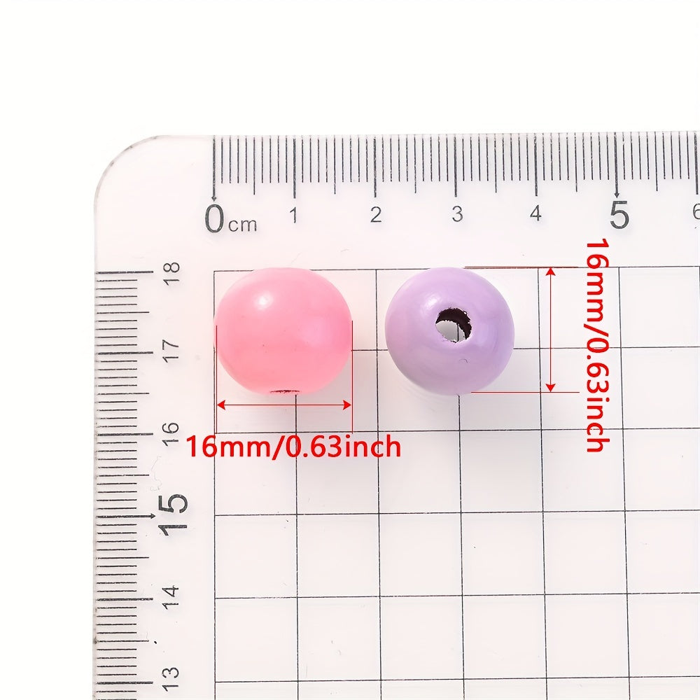Marine-Themed Wooden Beads