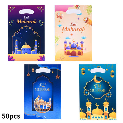 50-Piece 16.5x26.5 cm Portable Gift Bags