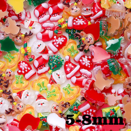 Christmas Resin Flatback Embellishments
