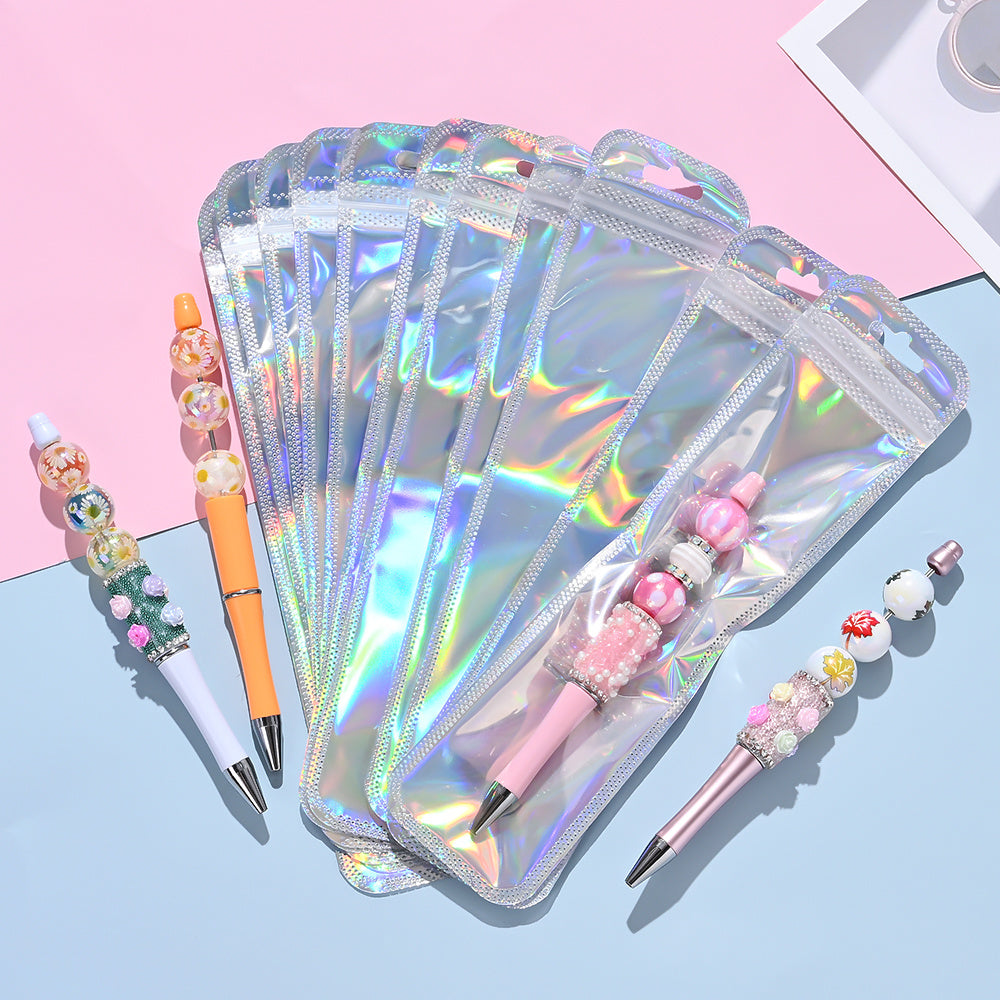 Iridescent Self-Sealing Jewelry Bags