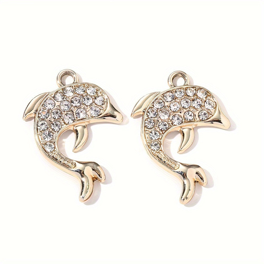 Golden Animal Alloy Pendant Set