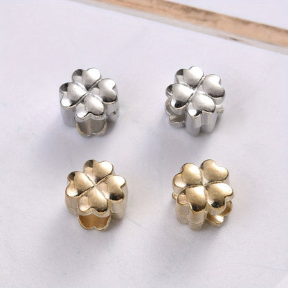 50-Piece 10 mm Heart & Flower CCB Beads