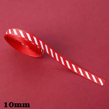 Christmas Striped Ribbon