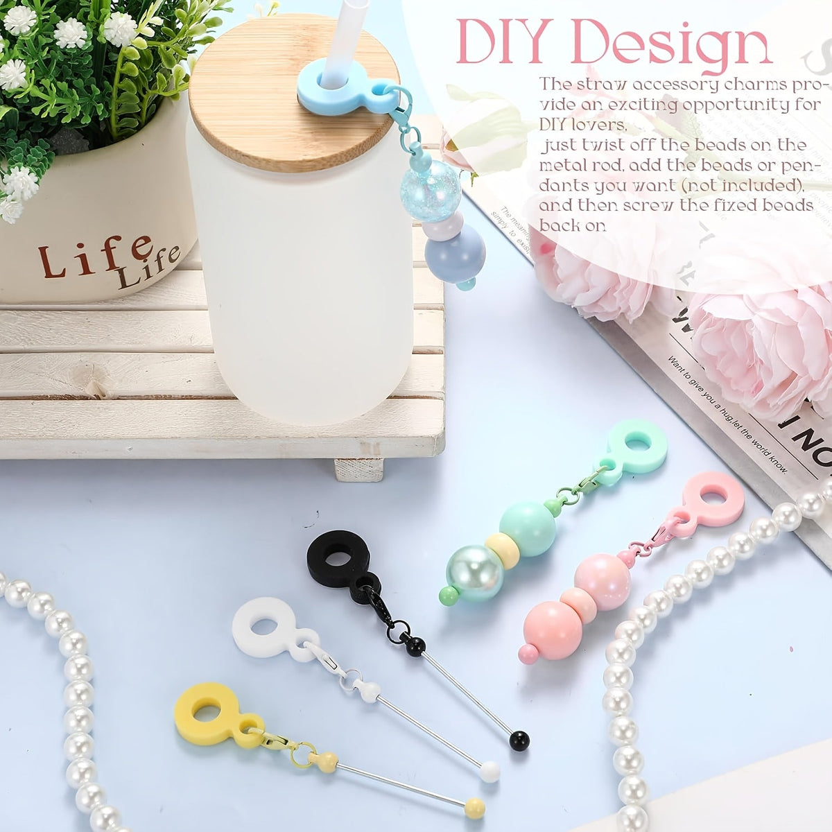 Beadable Cup Charms