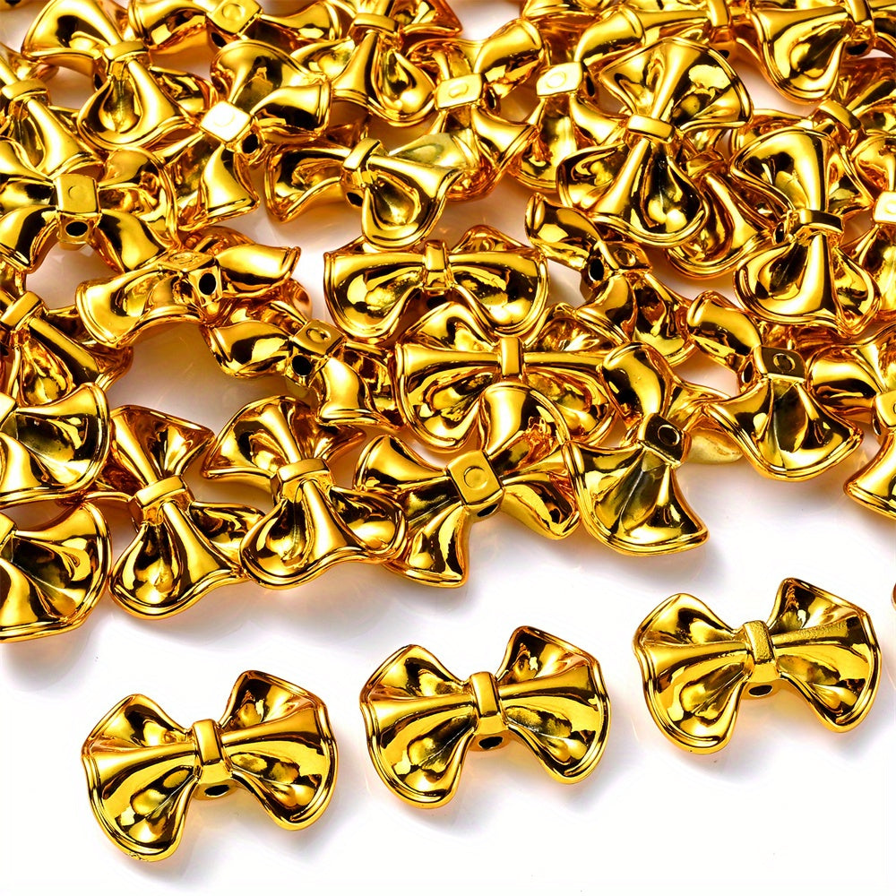 Acrylic Bow Beads