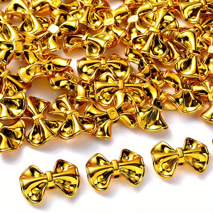 Acrylic Bow Beads