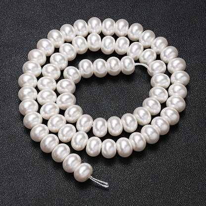 1PC 5/6/8/10mm Abacus-Shaped Glass Bead Set