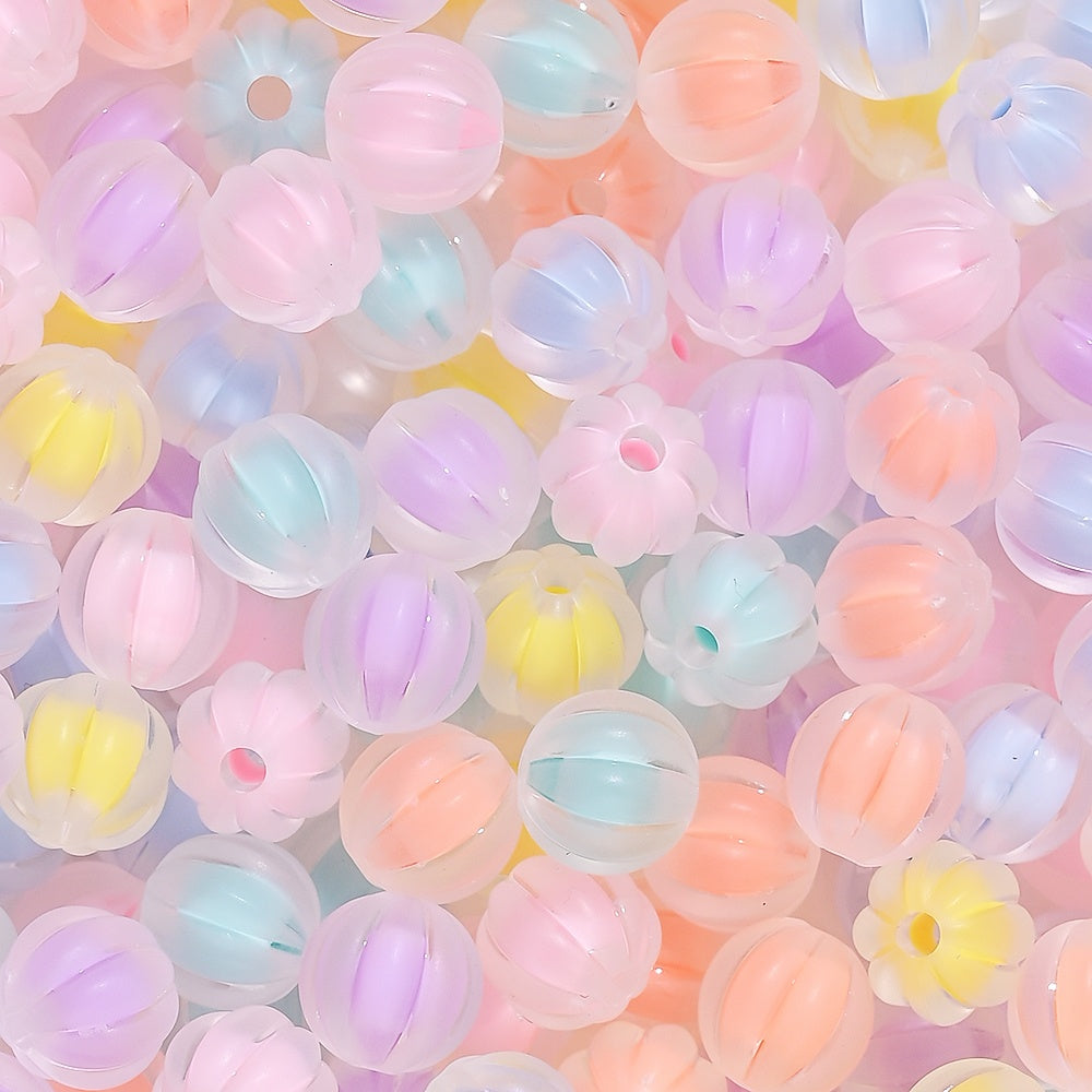 Acrylic Pumpkin Beads