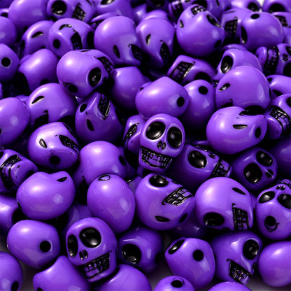 Halloween Skull Acrylic Beads