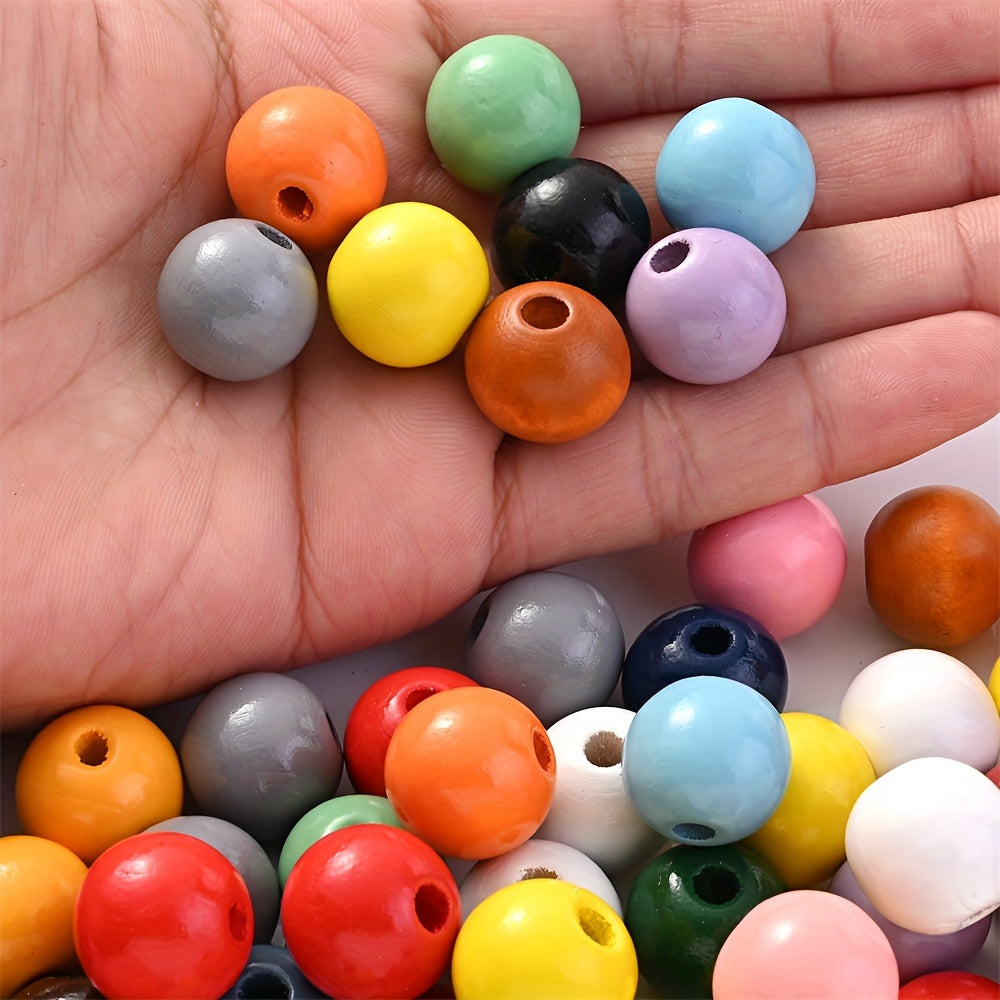 Marine-Themed Wooden Beads
