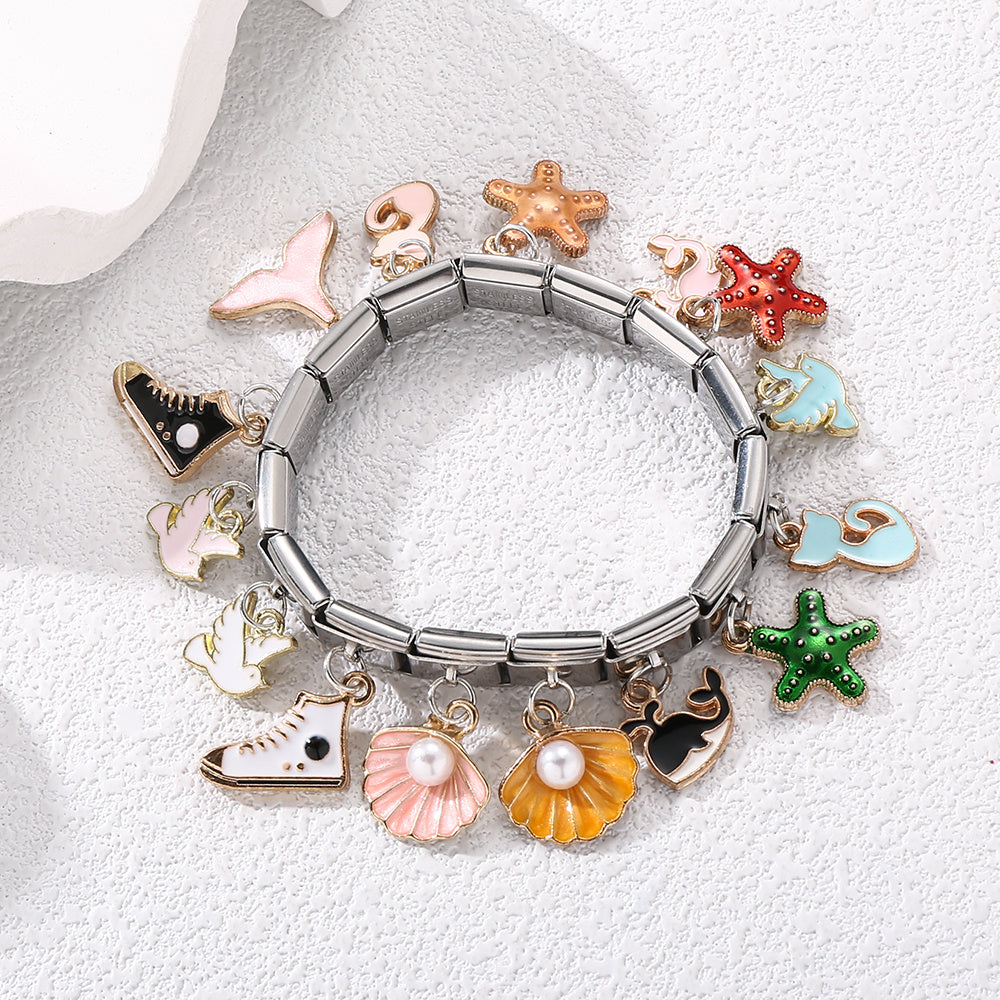 1PC Stainless Steel Modular Bracelet Link Set