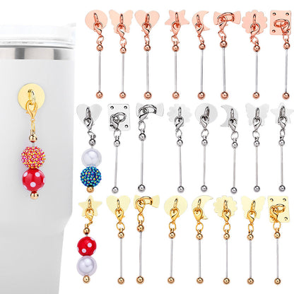 Beadable Self-Adhesive Keychain Hooks