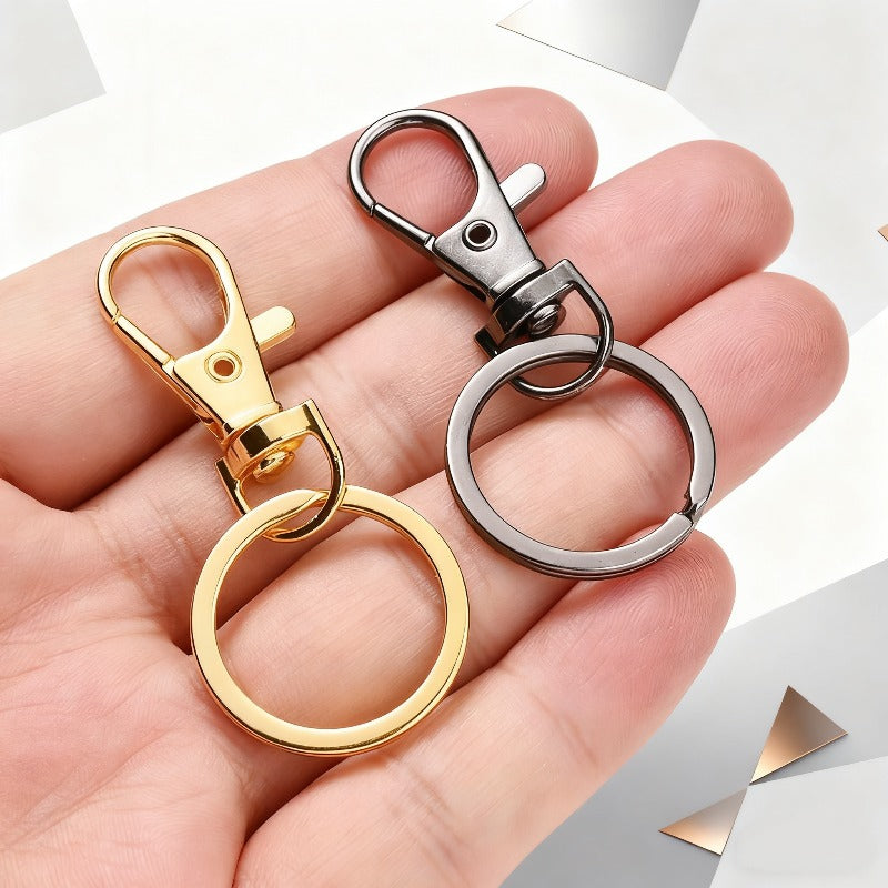 Golden Silvery Alloy Lobster Clasps