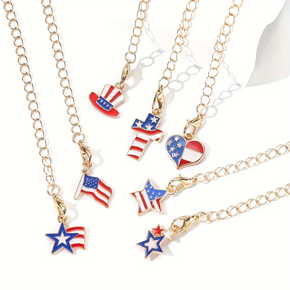 1SET Mixed Shape Pendant Chain Set
