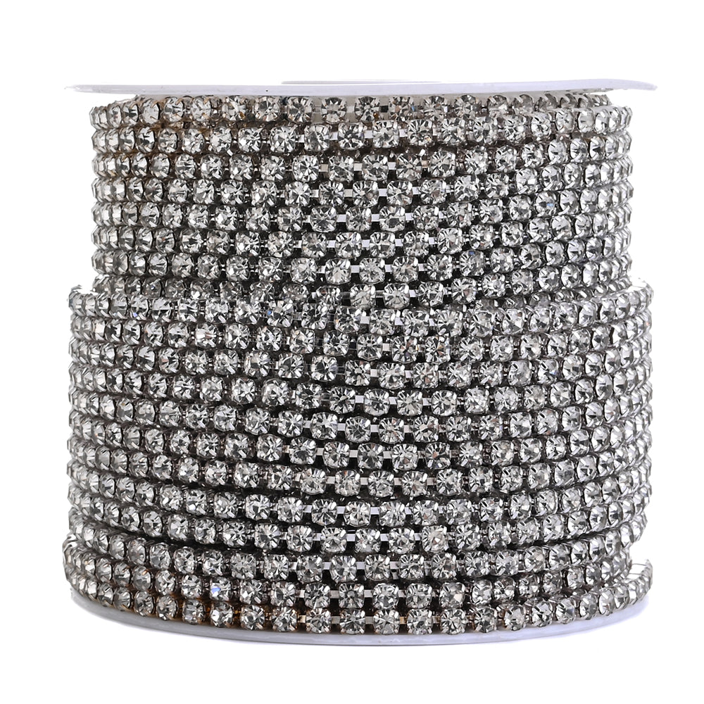 1 Roll 10 Yards Sparkling Rhinestone Chain Trim