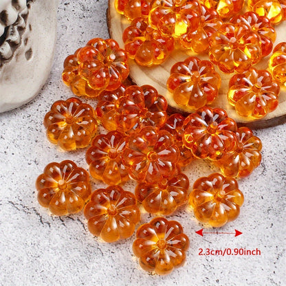 Pumpkin Plastic Beads