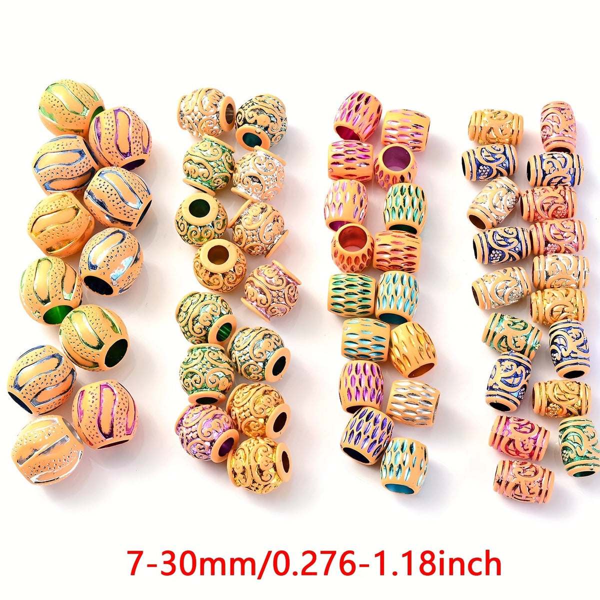 26PCS Mixed Retro Acrylic Bead Set