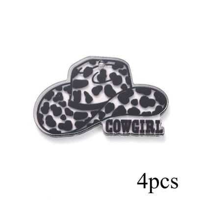 Cowboy Series Acrylic Charms