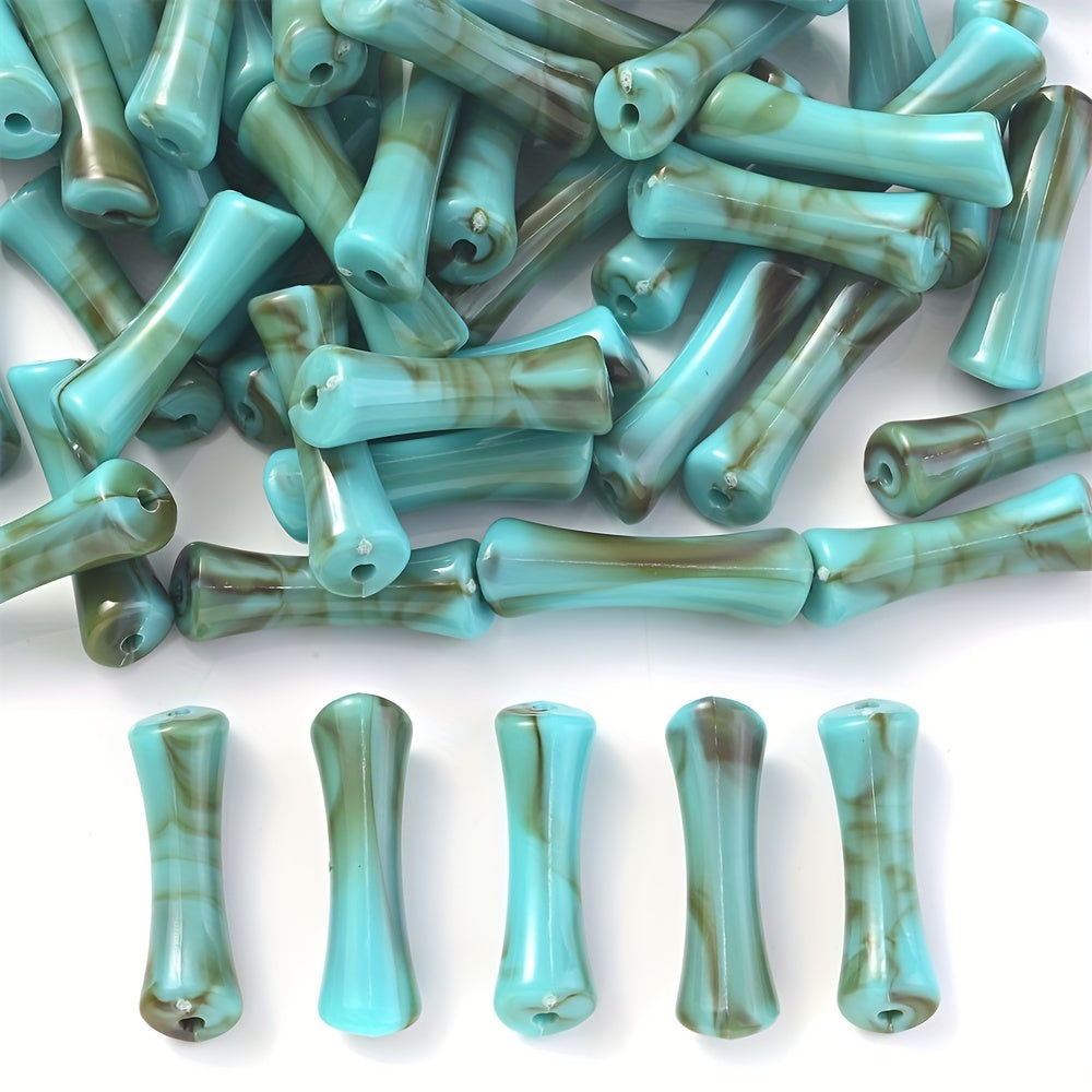 Slub Acrylic Beads