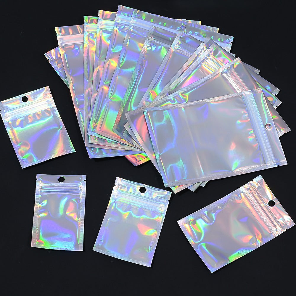 Holographic Resealable Packaging Bags