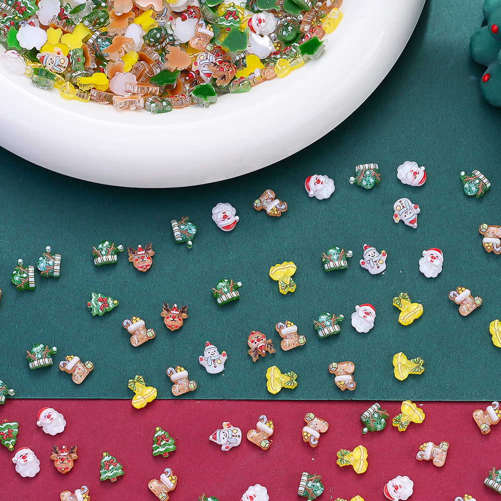 Christmas Resin Flatback Embellishments