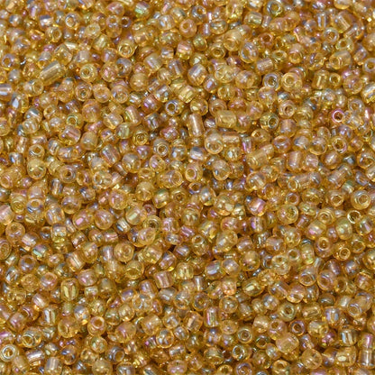 500PCS 3mm Clear Stained Glass Rice Bead Set