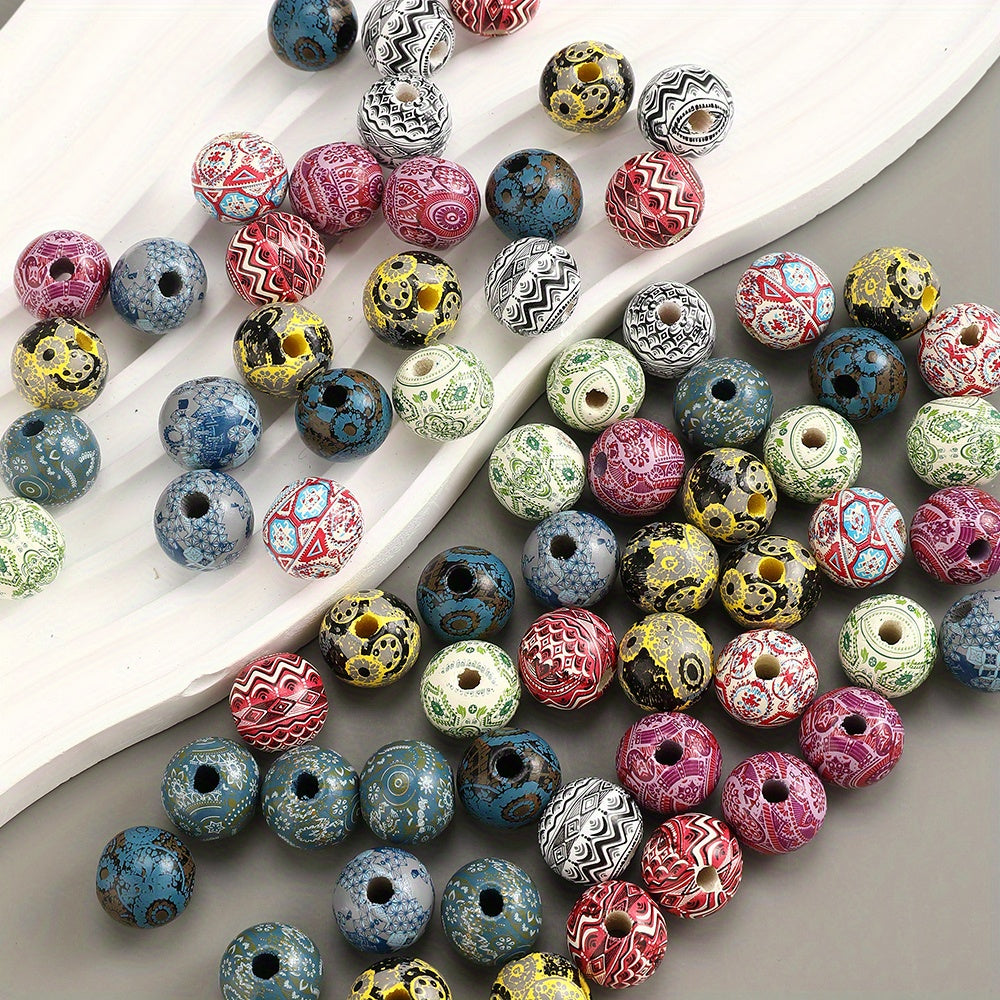 Bohemian Wooden Beads