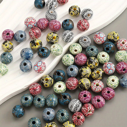 Bohemian Wooden Beads