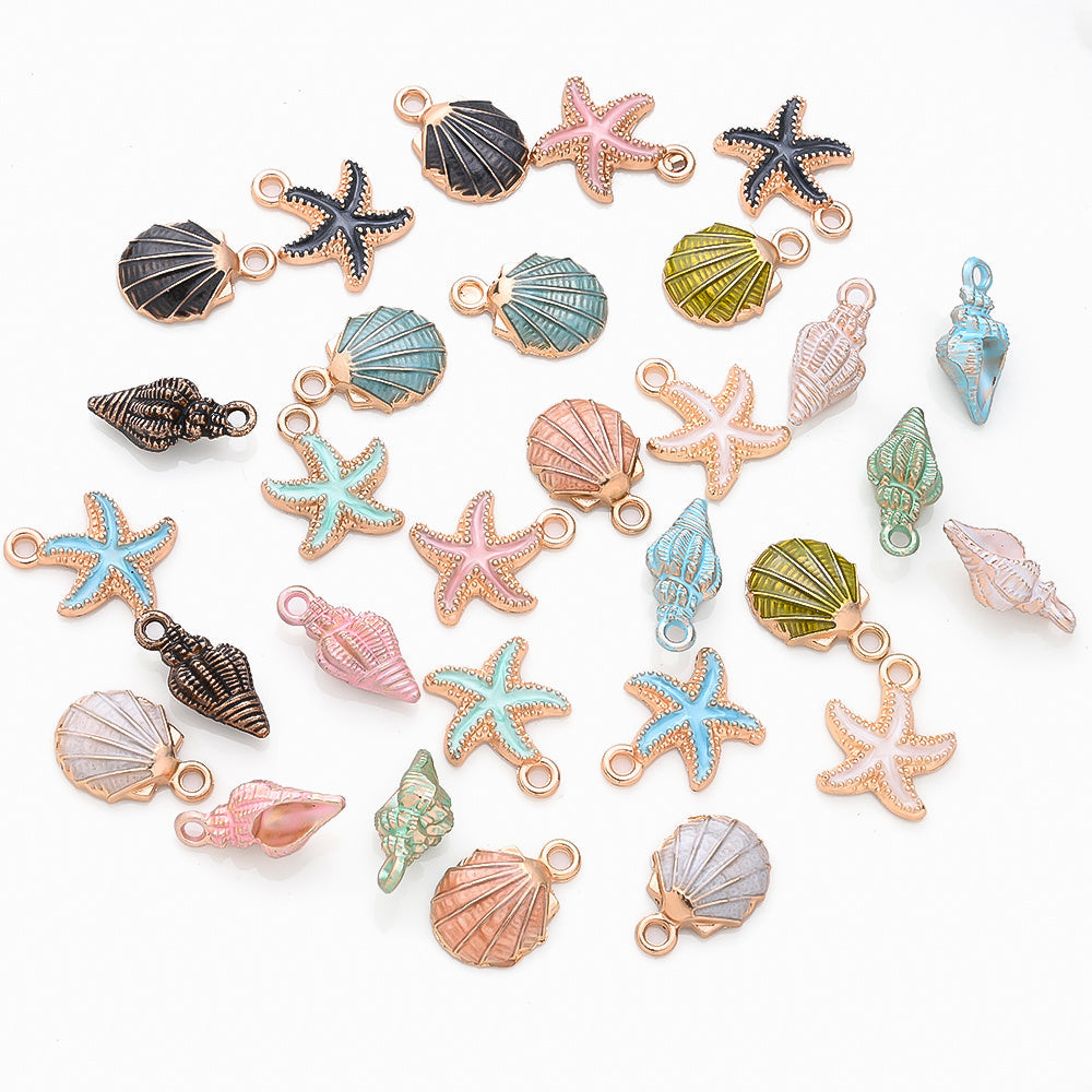Ocean Enamel Pendants