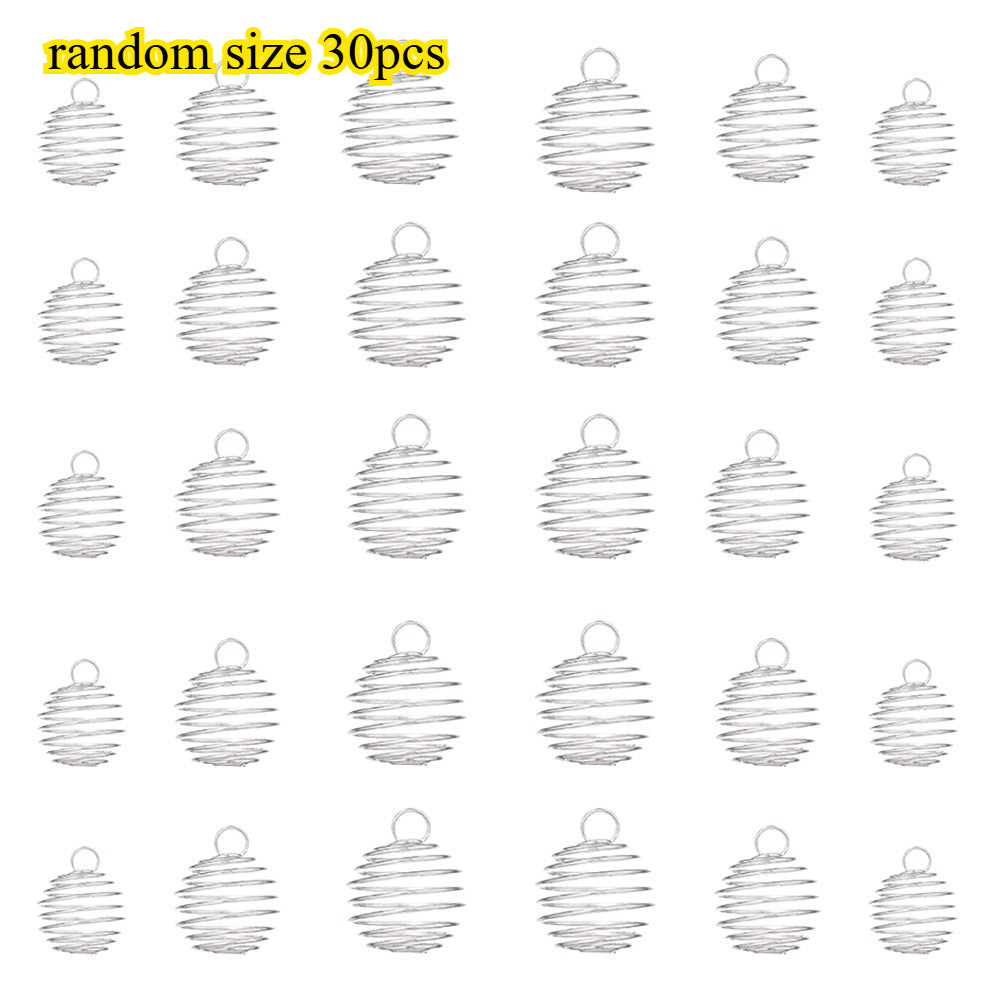 Random Spiral Bead Cages Pendants Holders