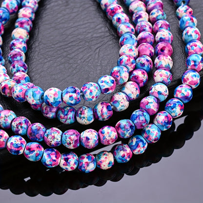 1PC 8mm Natural Stone Round Bead Set